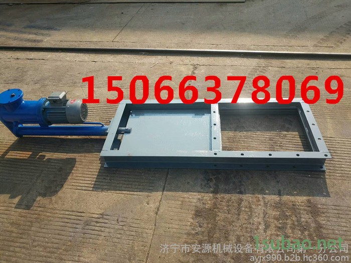 一站双缸平板闸阀 DPZ-40电液动插板阀 电液动推杆平板闸阀出厂价图8