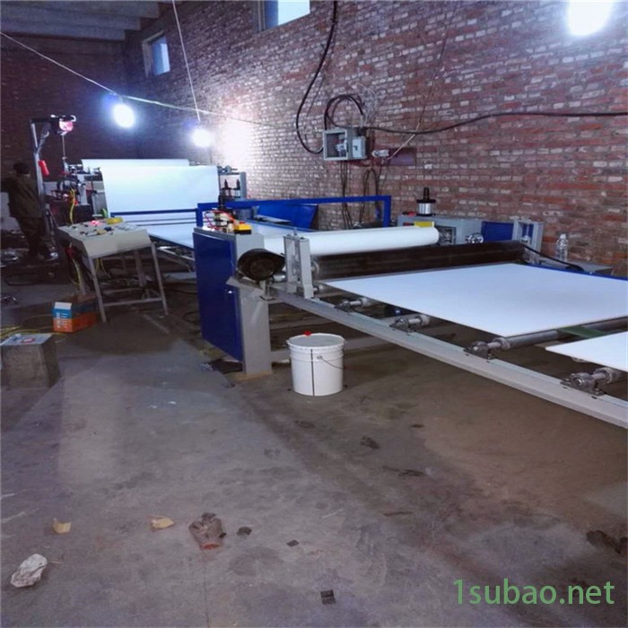 博阳 全套无纺布泡沫板贴面机 多层移门家具贴面机 装饰板平贴机图5