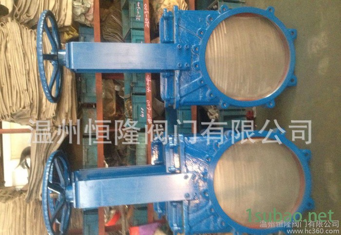 DN500/DN600双向污水闸板阀 新型刀闸阀图2
