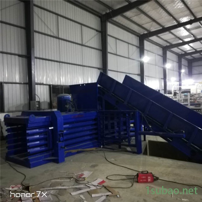 全自动卧式液压打包机 160吨纸箱捆包机厂家 无纺布捆扎机图8