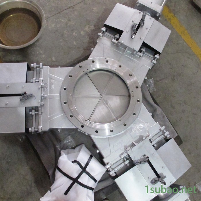 批发SKZ673W-10P 气动三开式刀型闸阀  三开式插板阀 三种物料同进进去 节省安装空间 电动三开式刀型闸阀图5