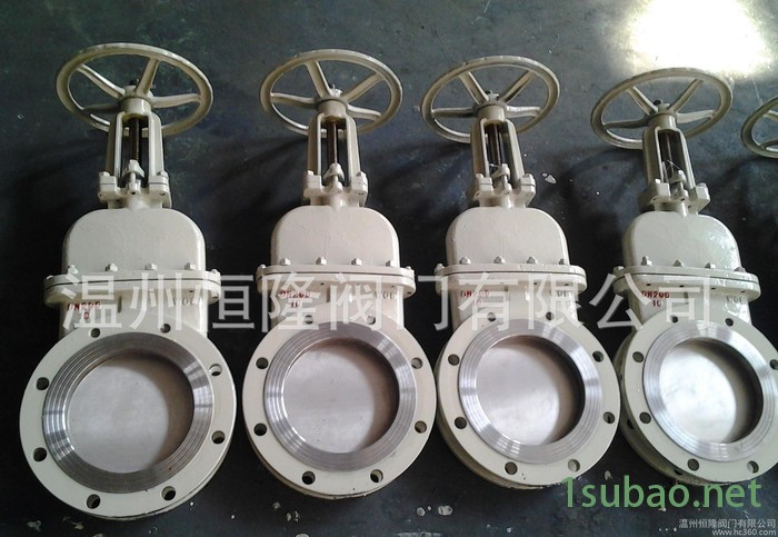 恒隆  DMZ73X暗板法兰刀型闸阀/刀阀图2