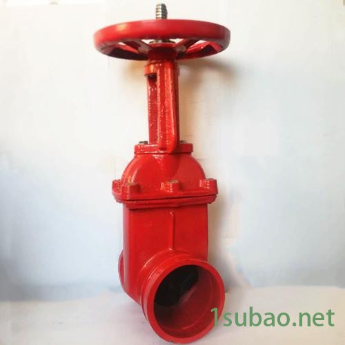 上海沪工阀门Z81X-16Q沟槽明杆闸阀 卡箍连接软密封闸阀 消防闸阀沟槽软密封闸阀 DN50-DN300图4