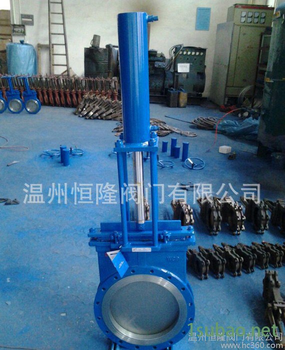 PZ273X/H液动排渣刀型闸阀 对夹液动刀形排渣阀图3