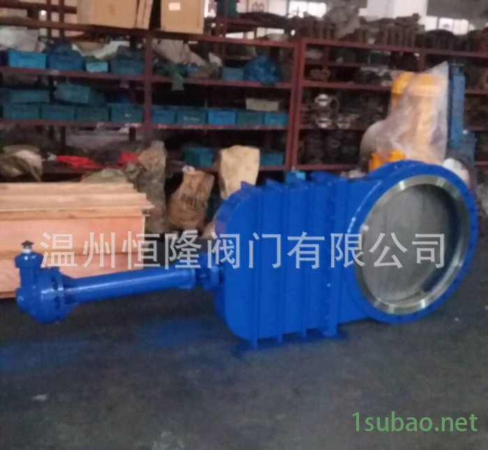 大口径伞齿轮刀闸阀DN800 伞齿轮暗板刀型闸阀图2