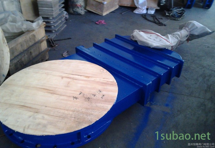 DN800大口径电动焊接插板阀 闸阀图2