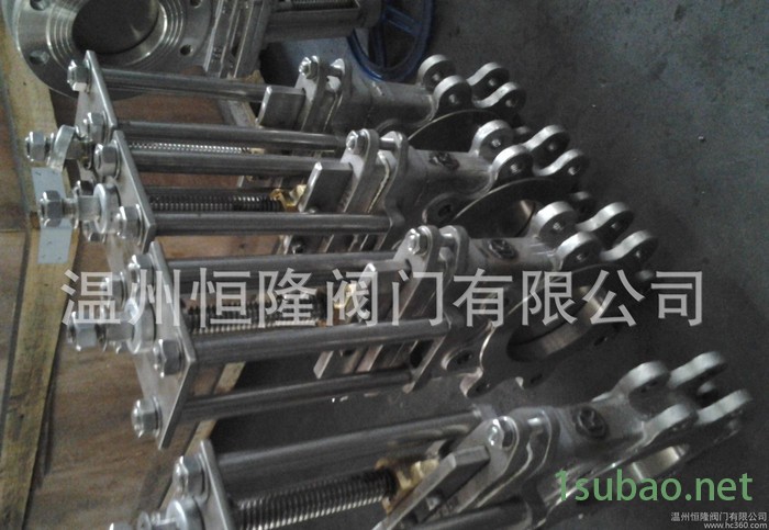 直销四柱式手动不锈钢暗杆刀闸阀图2