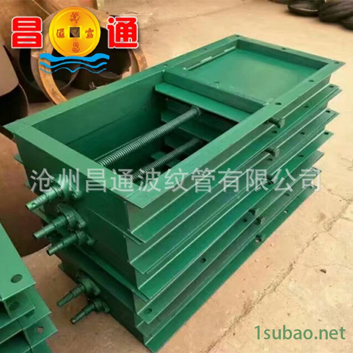 现货DN500手动圆形闸阀 风管蝶阀 电动插板阀 生产工厂图2