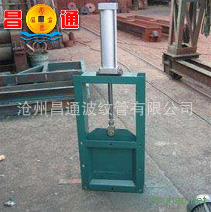 手动闸阀污水管道阀 粮仓用卸料阀 法兰连接形式风门 非标定做图3