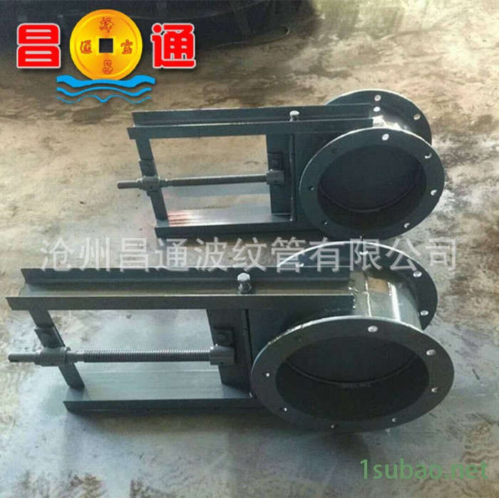 手动插板阀 电动水闸阀 污水排放插板阀 风机用气动阀图2