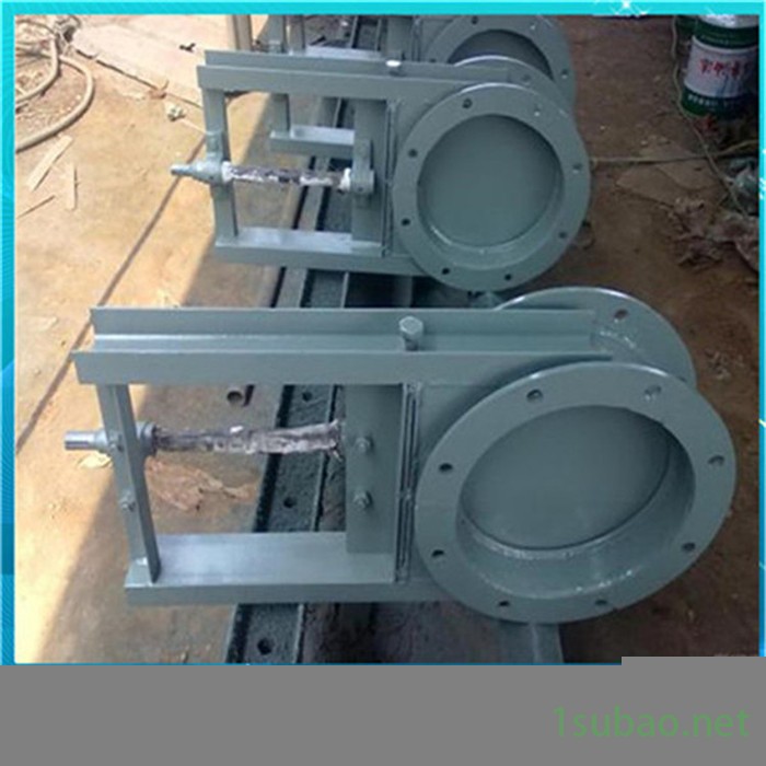 工业用电动插板阀-国标双法兰手动闸阀-支持定制-密闭式插板阀图6