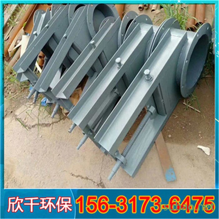 工业用电动插板阀-国标双法兰手动闸阀-支持定制-密闭式插板阀图3