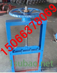 SLVD-0.6-400型手动插板阀  手动平板闸阀  手动单向螺旋闸门图6