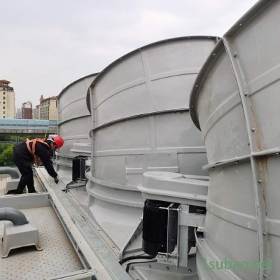 上海本研BY-HS-250TC3方形横流冷却水塔 苏州中央空调冷水机组配套用 超静音风机风筒 防飞水填料 方形冷却塔