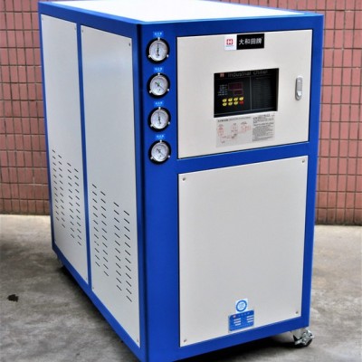 供应电镀水冷式冷水机 盐水冷冻机 海水冷水机 耐酸碱风冷式冷冻机 水冷式冷水机