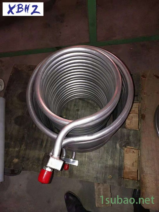 厂家定做太阳能不锈钢盘管换热器不锈钢自酿啤酒麦芽冷却盘管激光冷水机盘管不锈钢套盘管工业冷水机盘管不锈钢锅炉盘管不锈钢盘管图3
