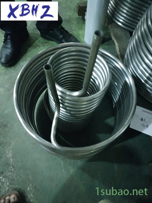 厂家定做太阳能不锈钢盘管换热器不锈钢自酿啤酒麦芽冷却盘管激光冷水机盘管不锈钢套盘管工业冷水机盘管不锈钢锅炉盘管不锈钢盘管图4