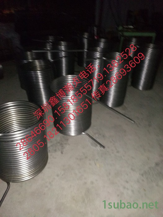 厂家供应不锈钢盘管自酿啤酒冷却盘管激光冷水机盘管蒸发器盘管冷懝器盘管自动化设备盘管太阳能盘管锅炉不锈钢盘管热交换盘管图5