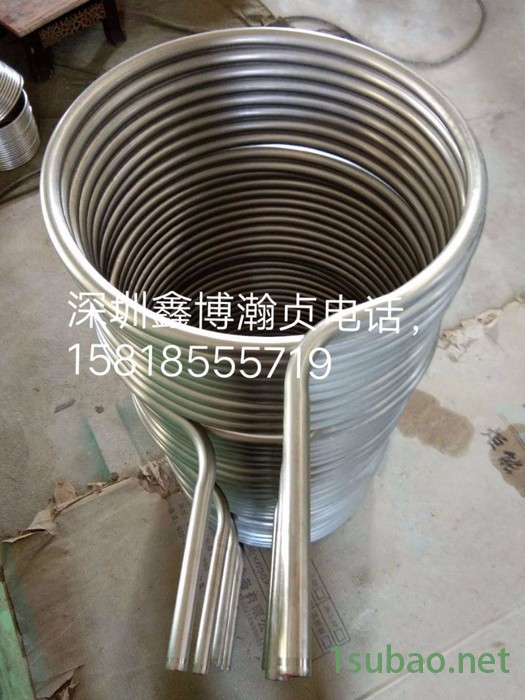 厂家供应不锈钢盘管自酿啤酒冷却盘管激光冷水机盘管蒸发器盘管冷懝器盘管自动化设备盘管太阳能盘管锅炉不锈钢盘管热交换盘管图3