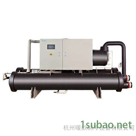 浙江工业冷水机**|杭州大型商用空调销售|美的螺杆式冷水机安装图2