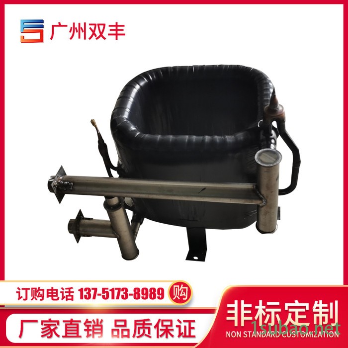 钛管套管式换热器同轴空气能热泵制冰机冷水机波纹内管非标定制纯钛内管耐腐蚀图3
