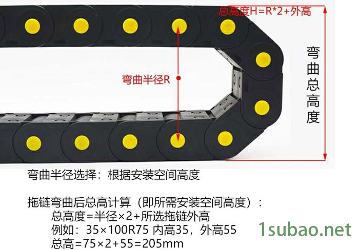 塑料拖链 全封闭塑料拖链 拖链高频热合工程桥式并联坦克链 量大优惠图8