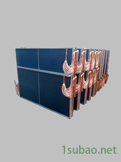 供应/格星**GX-LNQ1 冷水机翅片冷凝器，工业热泵冷凝器蒸发器，水冷柜翅片冷凝器，冷热回收机组翅片换热器，图6