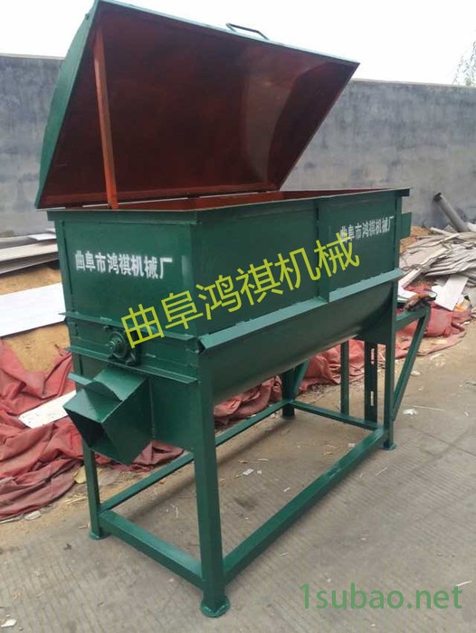 肉骨粉混料机报价 鸿祺牌立/卧式混料机 塑料干粉搅拌机图6