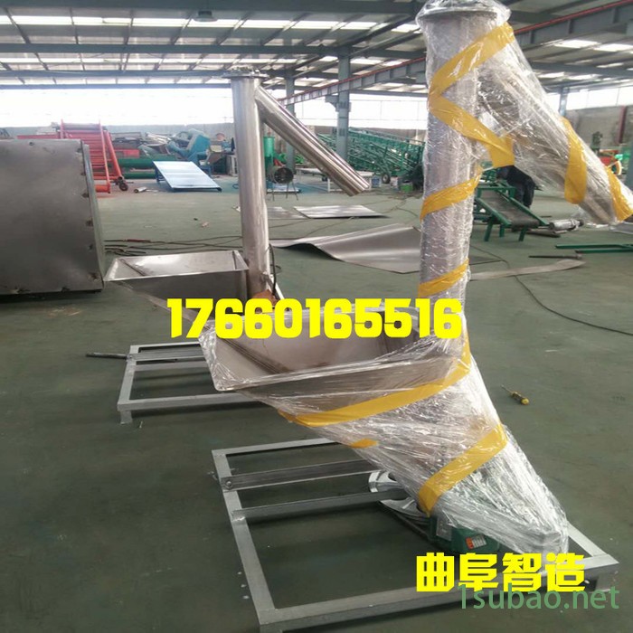 家用小型提升机价格 搅拌站成套螺旋输送机 塑料螺旋输送机螺旋转弯皮带输送机图5