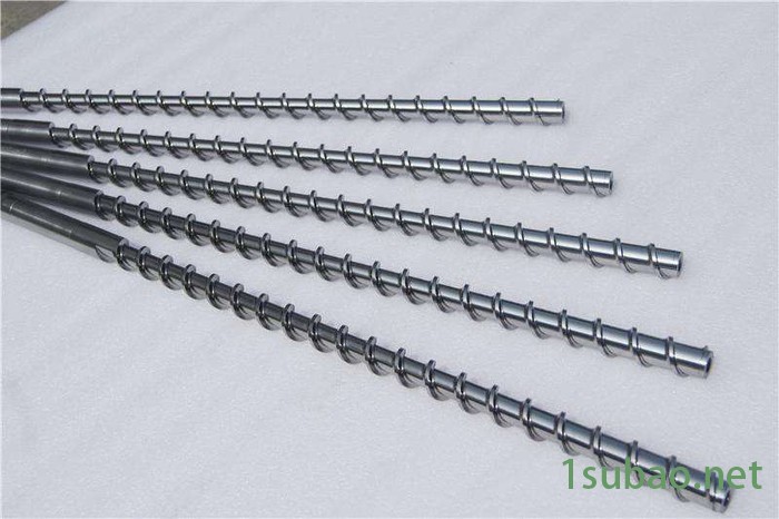 塑料色粉粘搅拌机怎么清理_挤出机螺杆_65熔喷布机单螺杆图3