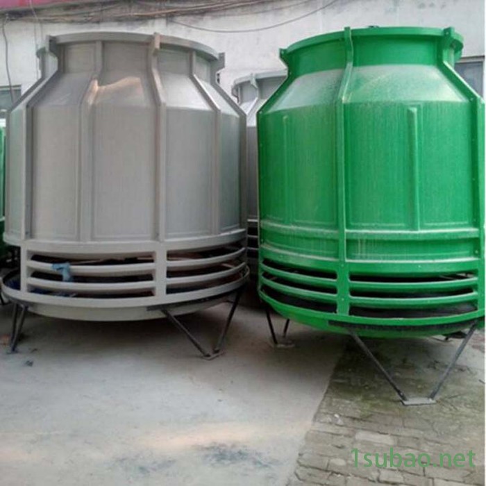小型玻璃钢冷却塔  冷水机 自然通风冷却塔 玻璃钢冷却塔 冷却水处理设备 工业散热制冷设备厂家图3