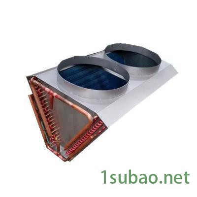 供应格星10HP风冷冷凝器，空调蒸发器冷凝器，冷水机组V型冷凝器，工业空气散热器图2
