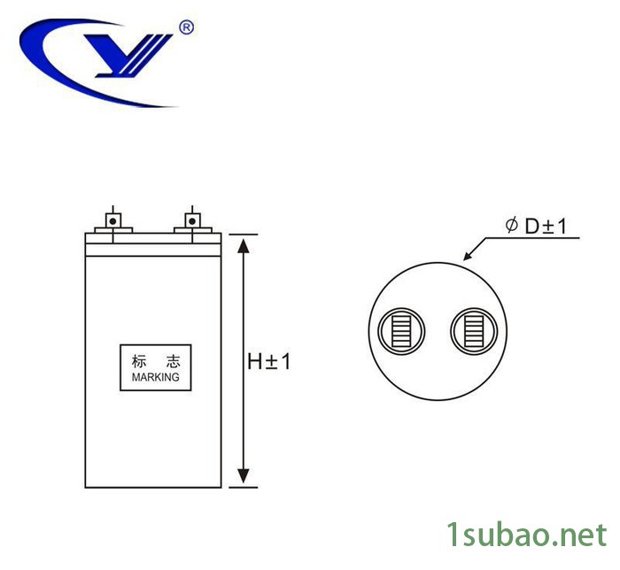 纯源【厂家批发】冷水机电容器定制 CBB65 25uF 450VAC图2