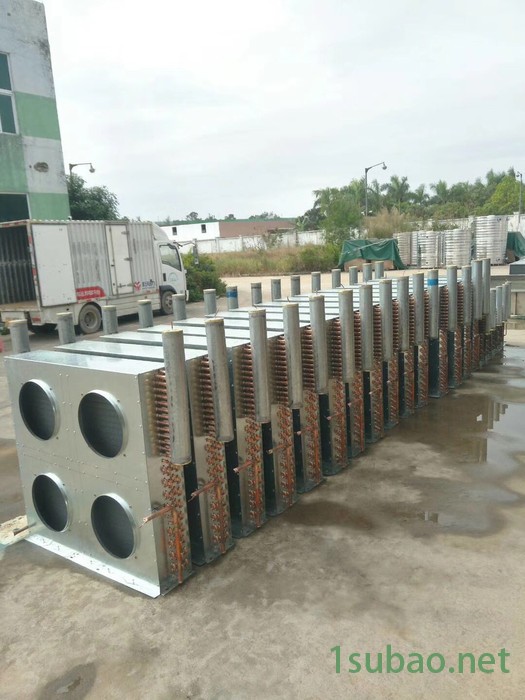 冷凝器厂家供应 琴江QJ-10HP 翅片式冷凝器 中央空调翅片式冷凝器 冷水机换热器图4