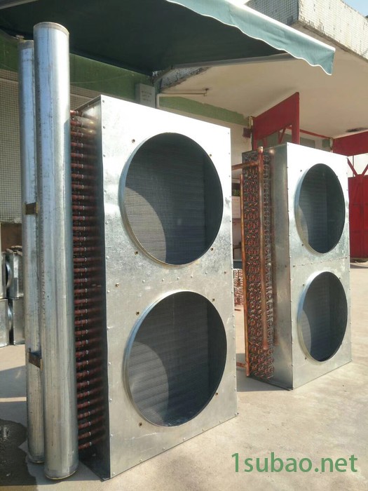 冷凝器厂家供应 琴江QJ-10HP 翅片式冷凝器 中央空调翅片式冷凝器 冷水机换热器图3