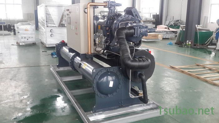 供应翔铭500KW水冷螺杆中低温冷水机组，工业冷冻机组图3