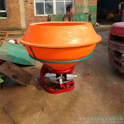 浩民机械单桶塑料桶厂家 600公斤塑料桶撒肥机 搅拌功能施肥器 肥料撒播机