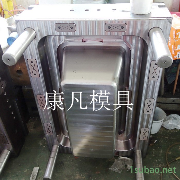 注塑模具储存桶模具设计制造  搅拌桶 塑料盆模具  塑胶垃圾桶模具加工厂图4