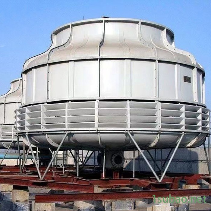 玻璃钢冷水塔 工业用散热水塔 圆形玻璃钢冷却水塔 洋阳生产厂家图4