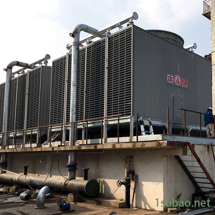玻璃钢冷水塔 工业用散热水塔 圆形玻璃钢冷却水塔 洋阳生产厂家图2