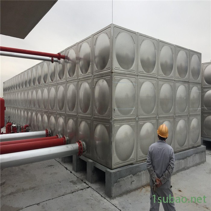 冷水机不锈钢水箱 2方水不锈钢水箱价格表 方形不锈钢水箱报价 一体化不锈钢水箱图5