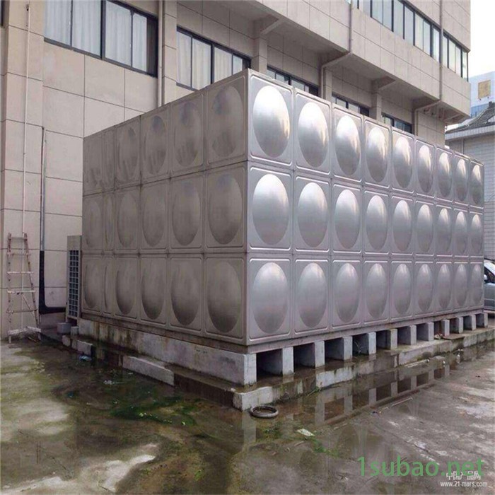 冷水机不锈钢水箱 2方水不锈钢水箱价格表 方形不锈钢水箱报价 一体化不锈钢水箱图2