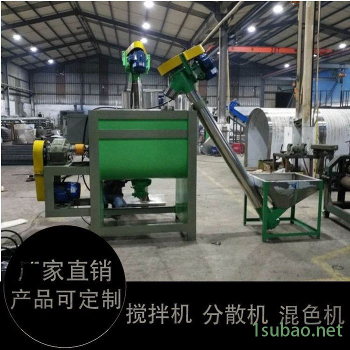卧式粉末搅拌机价格颗粒拌料机塑料混色搅拌机生产图2