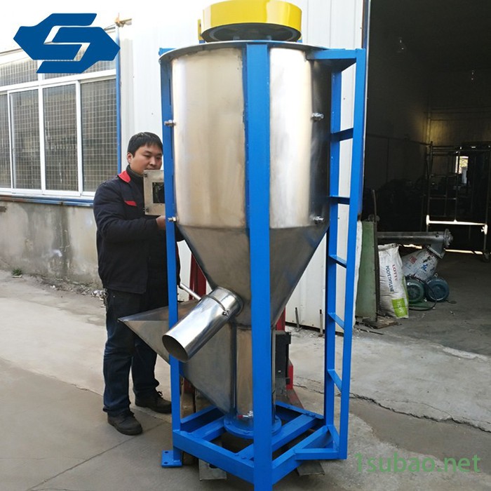 SRY-索睿亚 SRY-500  304不锈钢立式加热搅拌机 塑料颗粒螺带立式拌料机 小型立式混合机粉体立式搅拌机图2