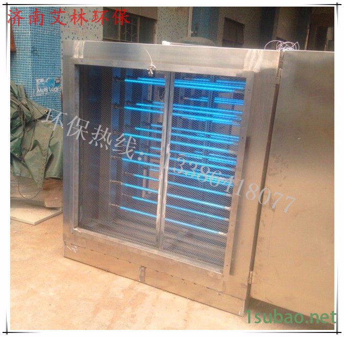 济南艾林环保 泰安莱芜搅拌站沥青废气处理.塑料.橡胶废气UV光催化除臭图3
