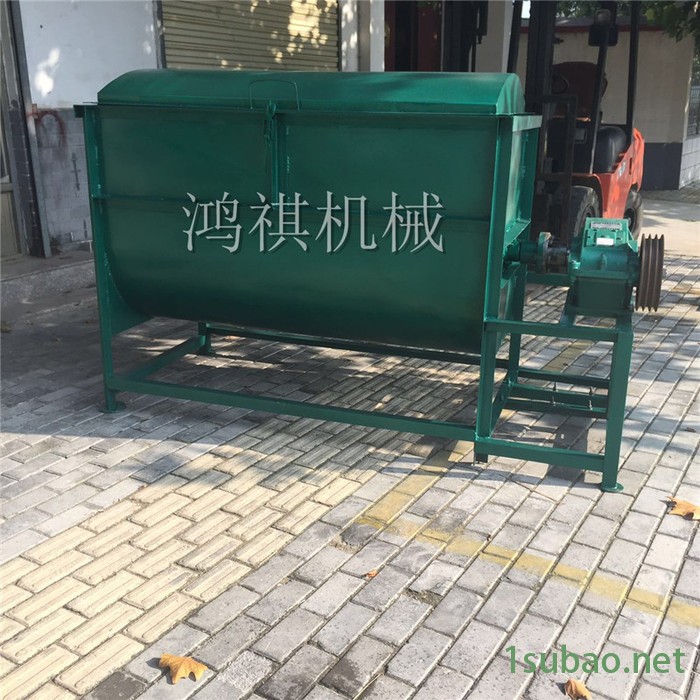 鸿祺塑料干粉搅拌机 饲料混料机 大型卧式混料拌料机图5