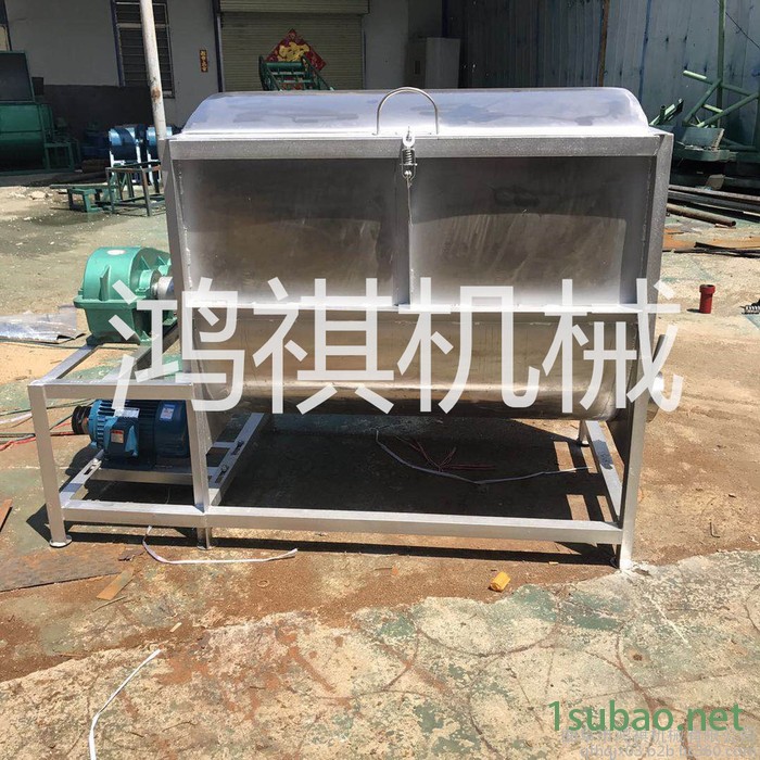 鸿祺塑料干粉搅拌机 饲料混料机 大型卧式混料拌料机图6