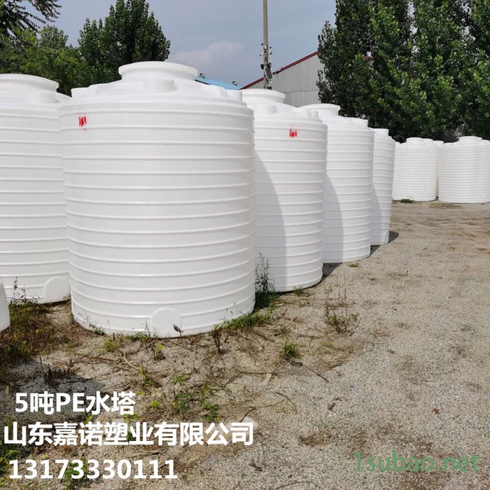 嘉诺10吨塑料桶10立方化工储罐10T加厚耐腐蚀搅拌罐10000升外加剂桶减水剂桶立式水塔全新料塑料桶图2