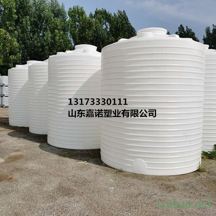嘉诺10吨塑料桶10立方化工储罐10T加厚耐腐蚀搅拌罐10000升外加剂桶减水剂桶立式水塔全新料塑料桶图4