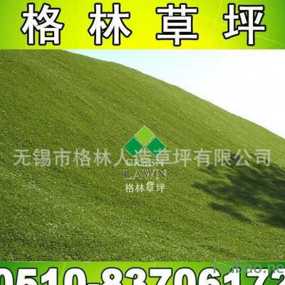 塑料假草 四色直曲混织人工草坪 景观绿化 产品